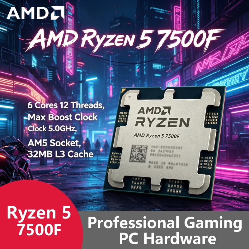 Pc Gaming Ryzen 5 - معالج ألعاب AMD Ryzen 5 7500F
