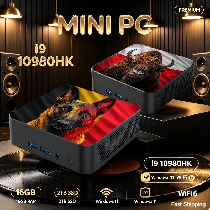 Pc Gaming Ddr4 - كمبيوتر ألعاب مكتبي صغير بمعالج Intel