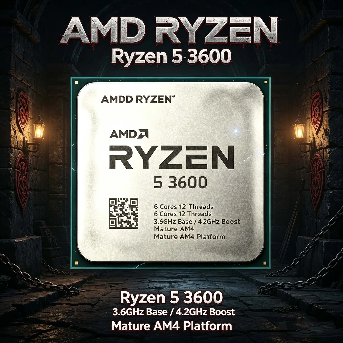 Pc Gaming Ryzen 5 - معالج AMD Ryzen 5 2600 للألعاب