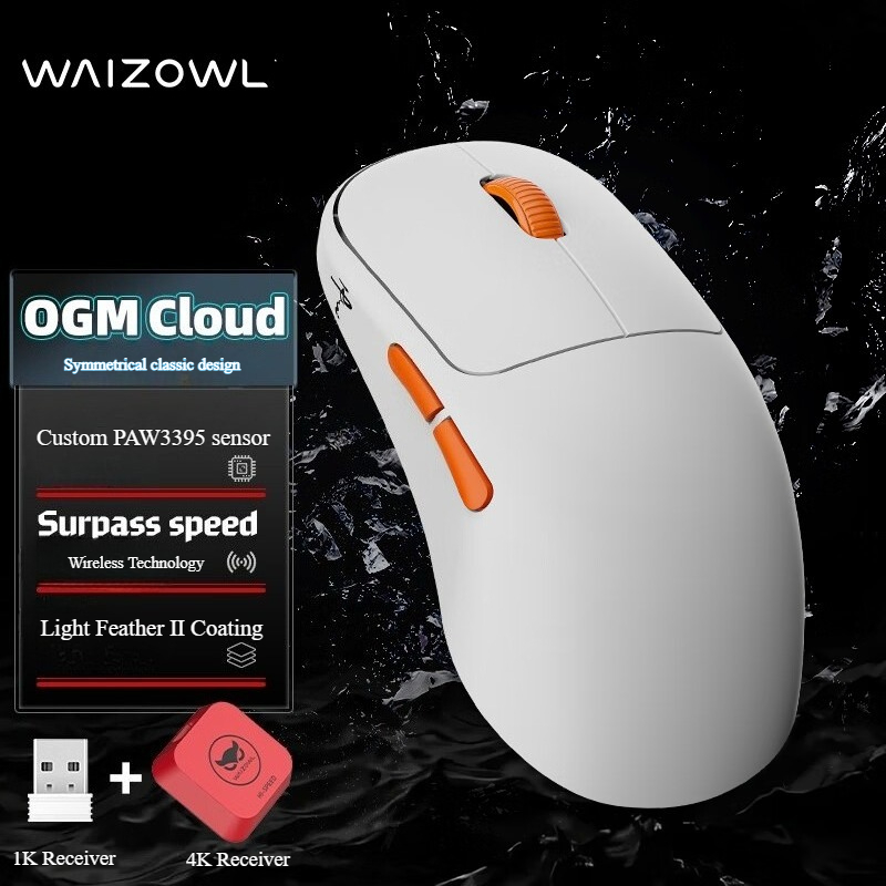 Pc Gaming Cloud - Waizowl OGM Cloud ماوس ألعاب لاسلكي