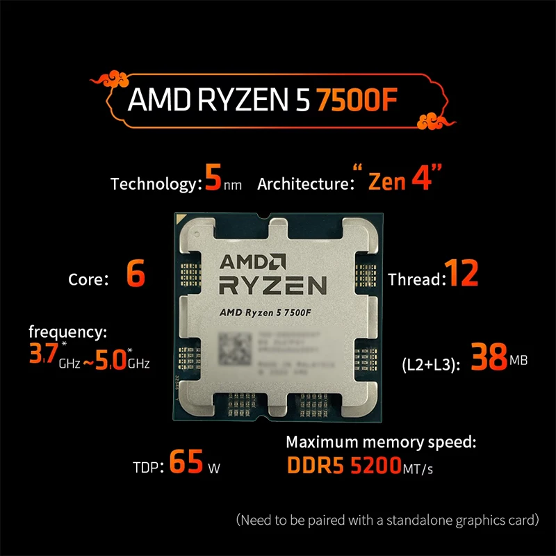 معالج AMD Ryzen 5 7500F بسرعة  - مراجعة Pc Gaming Ryzen 5 وسعره