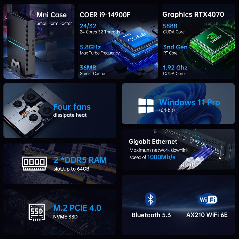 جهاز كمبيوتر صغير للألعاب Msec - مراجعة Pc Gaming I5 وسعره