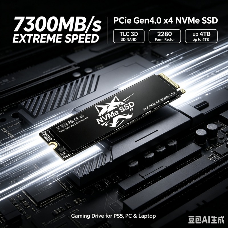 قرص SSD من نوع HS M.2 NVMe بسر - مراجعة Pc Gaming Ps5 وسعره