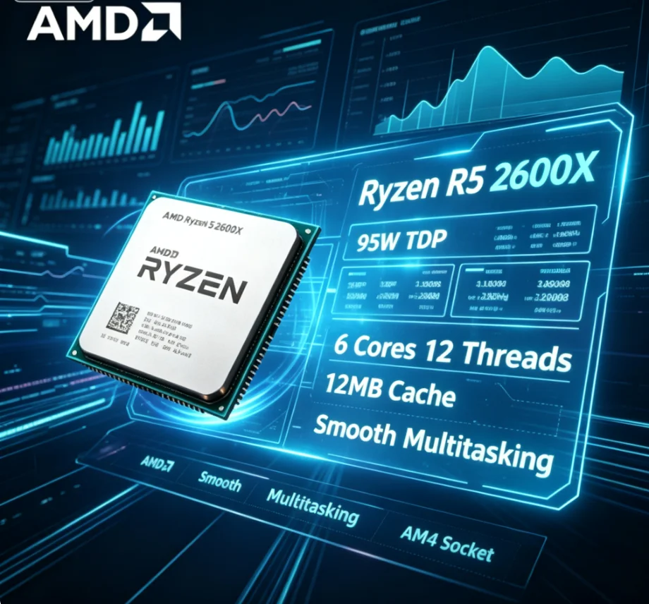 معالج AMD Ryzen 5 2600X R5 260 - مراجعة Pc Gaming Ryzen 5 وسعره