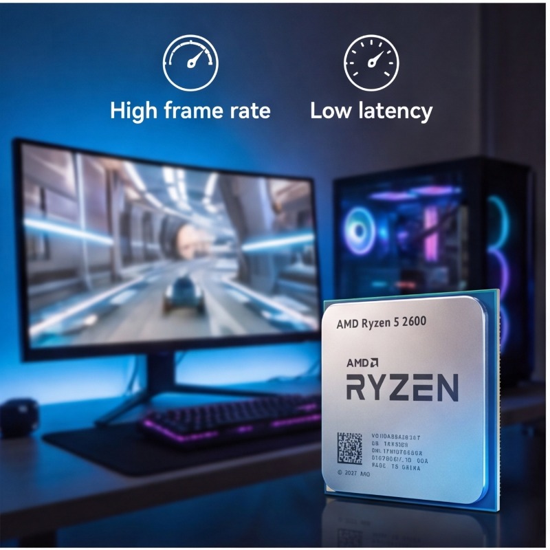 معالج AMD Ryzen 5 2600 R5 2600 - مراجعة Pc Gaming Ryzen 5 وسعره