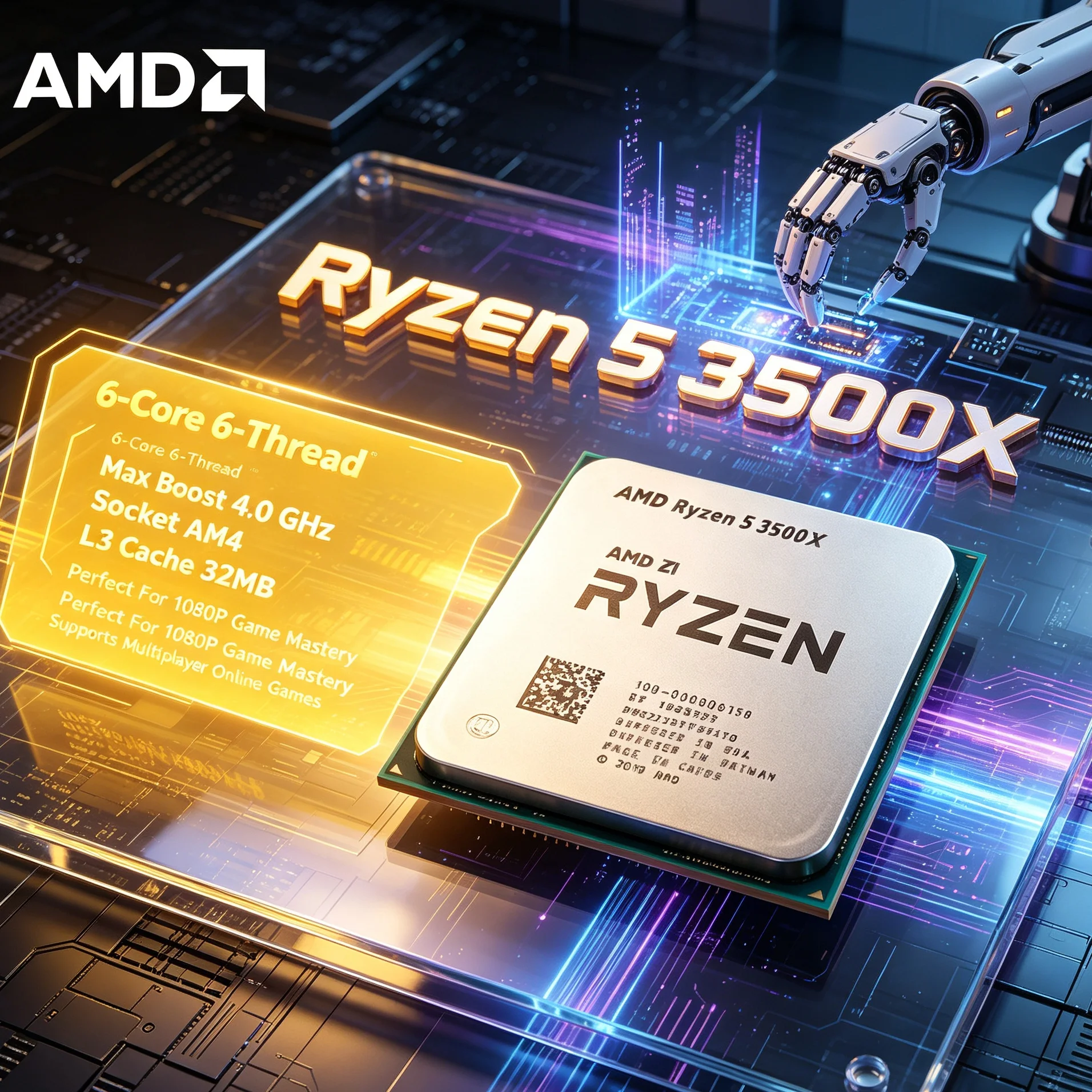 معالج AMD Ryzen 5 3500X بسرعة  - مراجعة Pc Gaming Mid Range وسعره