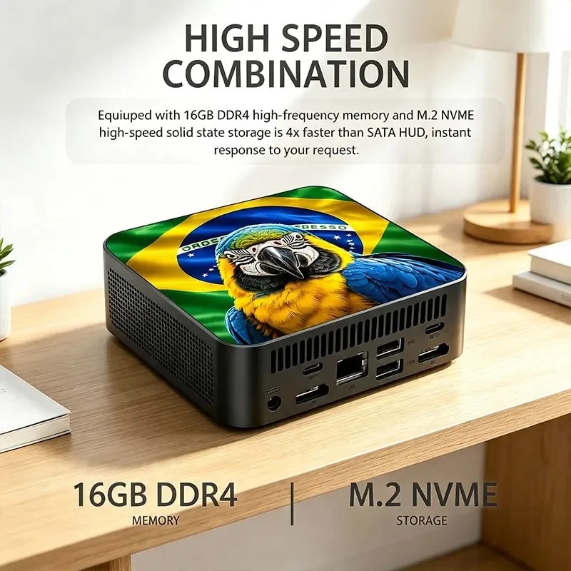 كمبيوتر صغير جديد وقوي بمعالج  - مراجعة Pc Gaming Ddr4 وسعره