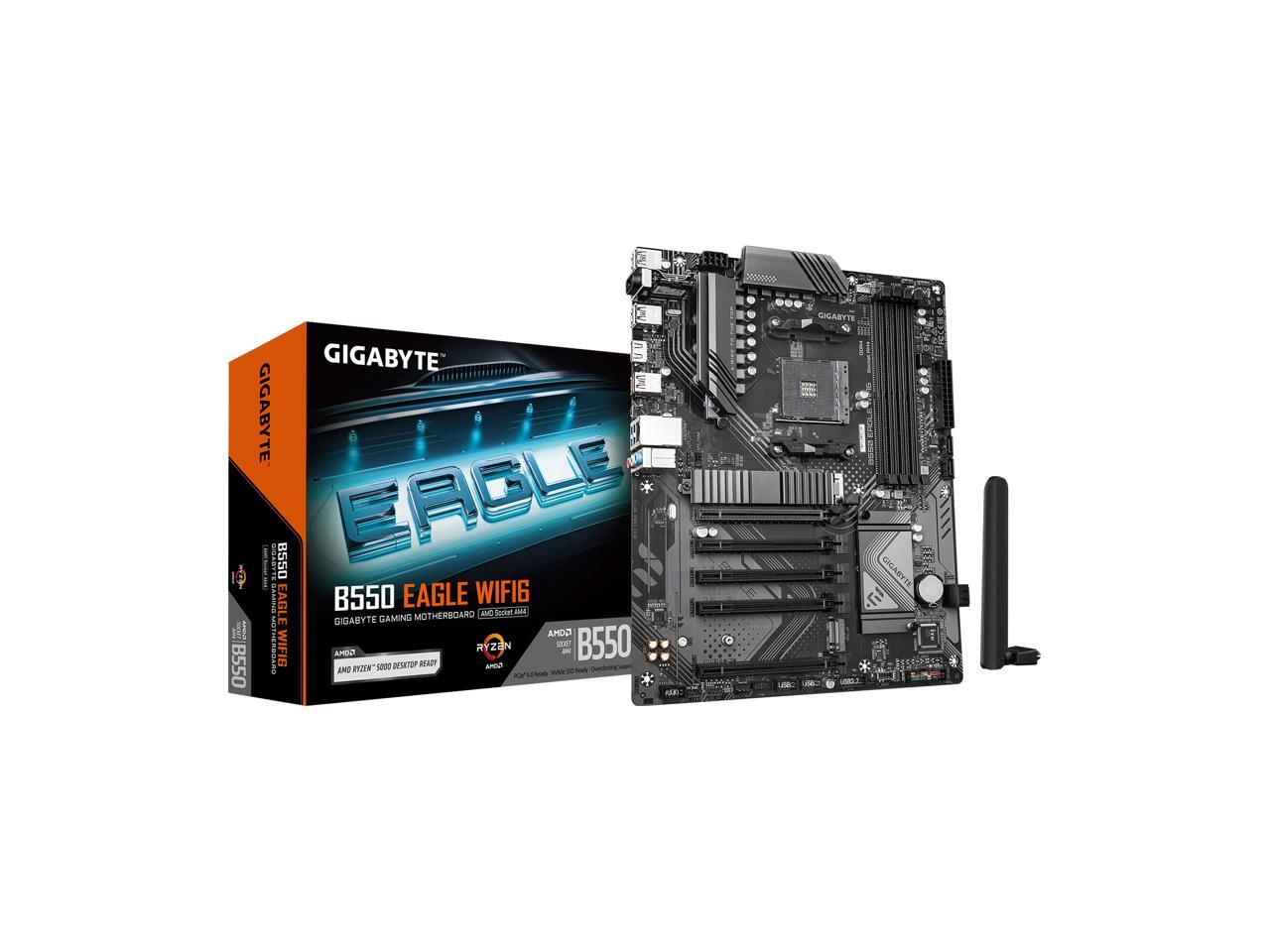 لوحة أم GIGABYTE B550 EAGLE WI - مراجعة Pc Gaming Ryzen 5 وسعره