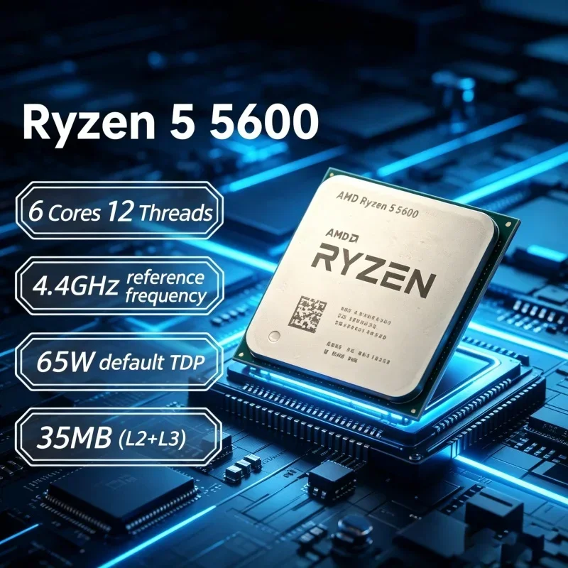 معالج AMD Ryzen 5 5600 R5 5600 - مراجعة Pc Gaming Ryzen 5 وسعره