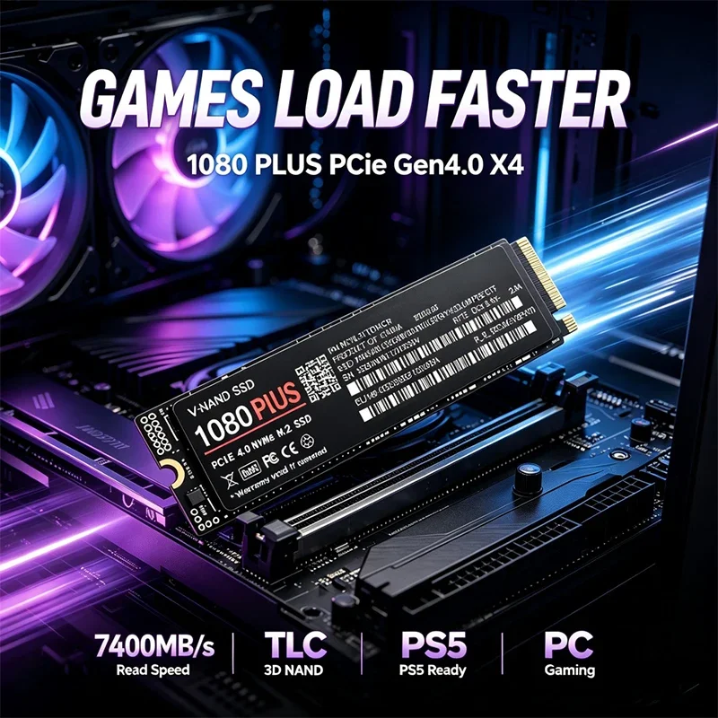 1080 PLUS M.2 2280 NVMe SSD PC - مراجعة Pc Gaming Ps5 وسعره