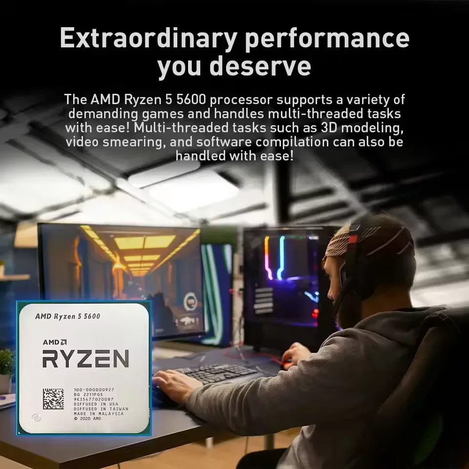 معالج AMD Ryzen 5 5600، وحدة م - مراجعة Pc Gaming Ryzen 5 وسعره