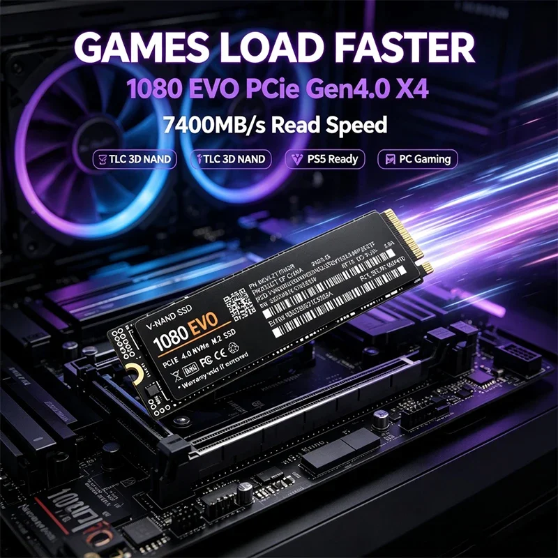 1080 EVO M.2 2280 NVMe PCIe 4. - مراجعة Pc Gaming Ps5 وسعره
