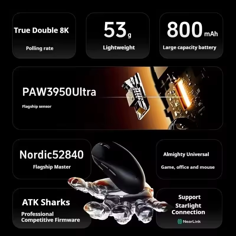ماوس الألعاب اللاسلكي ATK A9 ب - مراجعة Pc Gaming Gta 6 وسعره